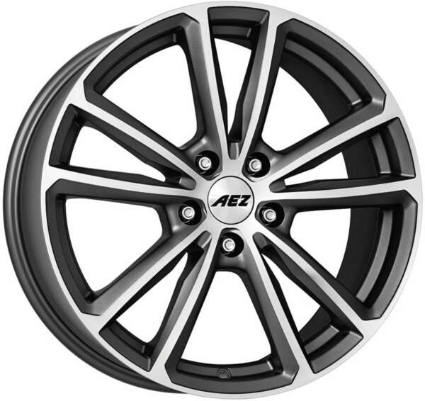 Hliníkové disky Aez TIOGA titan 7xR17 5x112 ET48
