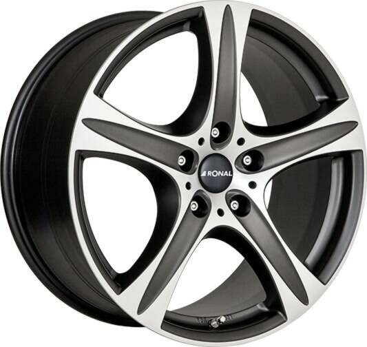 Ronal R55 SUV farba: mattschwarz - frontkopiert