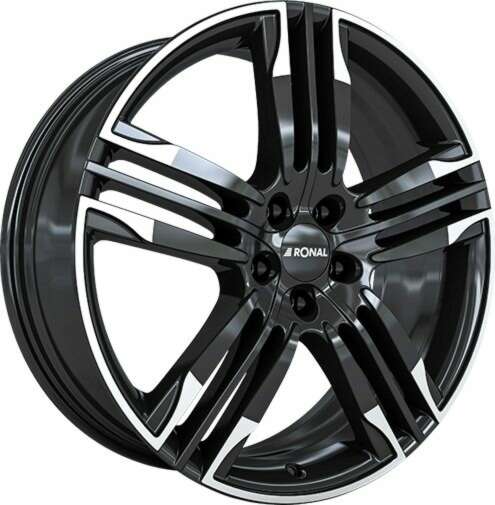 Ronal R58 farba: jetblack - white rim