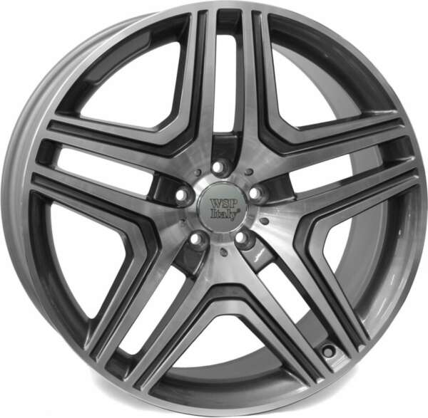 Wsp Nero W766 ( Replika Mercedes ) Anthracite Polished