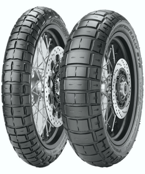 Pneumatiky moto celorocne 100/90R19 57V Pirelli SCORPION RALLY STR